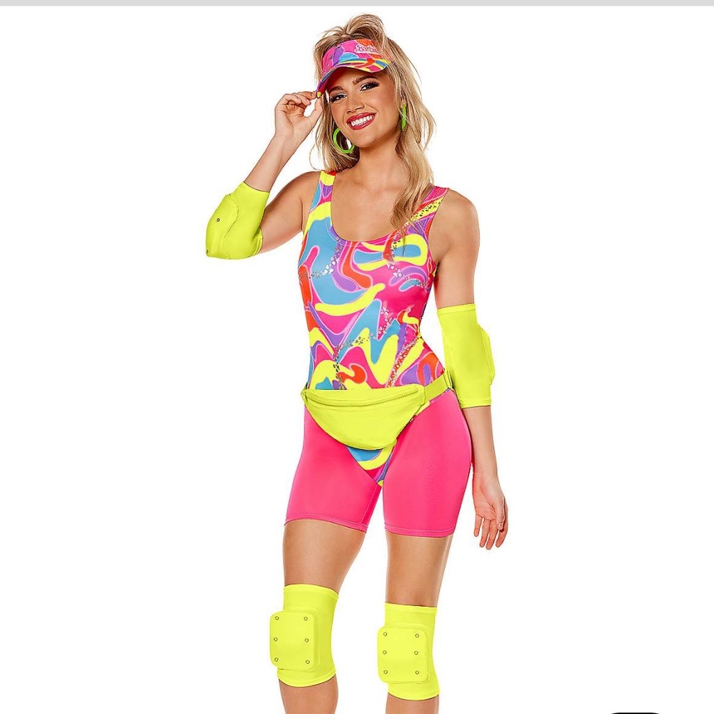 NEW! SPIRIT HALLOWEEN WOMEN’S  SKATING BARBIE COSTUME - MEDIUM